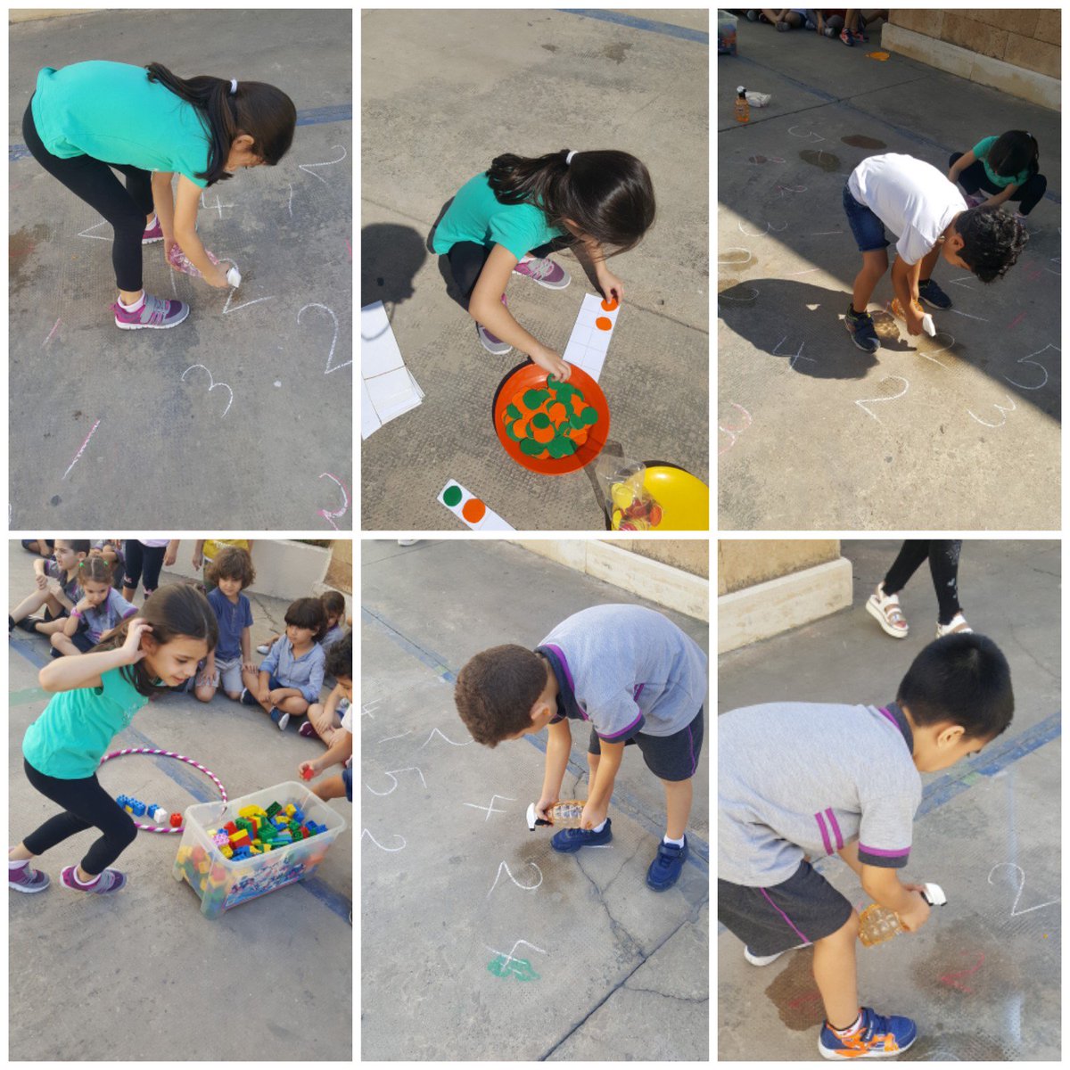 emankhashoun's tweet photo. #Learning_through_play KG3 learners enjoying different outdoor centers to identify,count ,& represent number 2 @DawhaHighSchool @FThaalby @JbailiFarah https://t.co/Ou7aNBgxSk