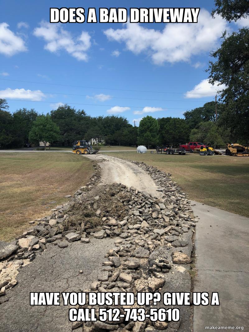 StellarAsphalt's tweet photo. Don't let a bad driveway leave you feeling busted up. Give us call for all your driveway concerns and needs. #drivewayrepair #drivewaycontractor https://t.co/IdrDy1WKMz