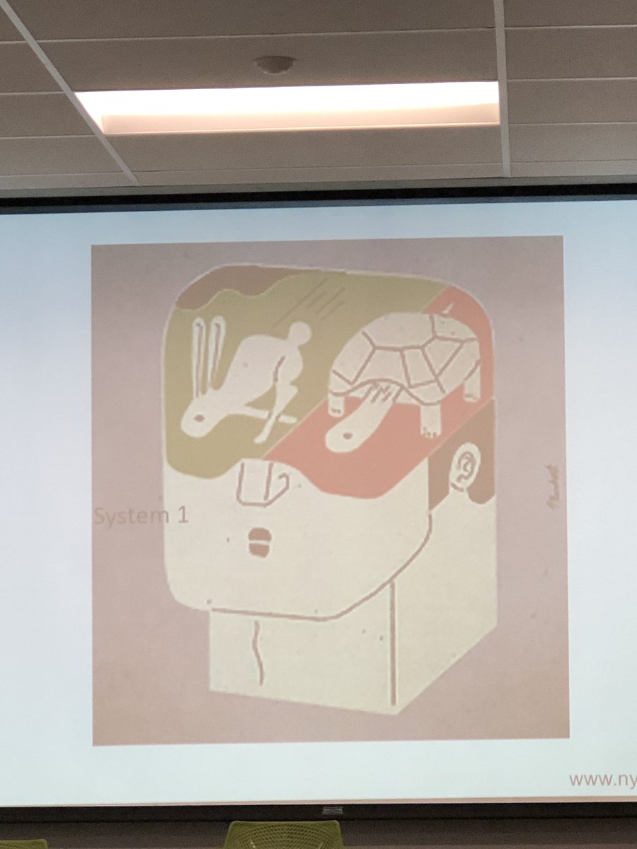 boedudley's tweet photo. Fun slide from @templeratcliffe about system 1 and 2 thinking.... #acgme_assess @acgme @UTHealthSA @DellMedSchool #SAUSHEC #MedEd https://t.co/g6JN74b388