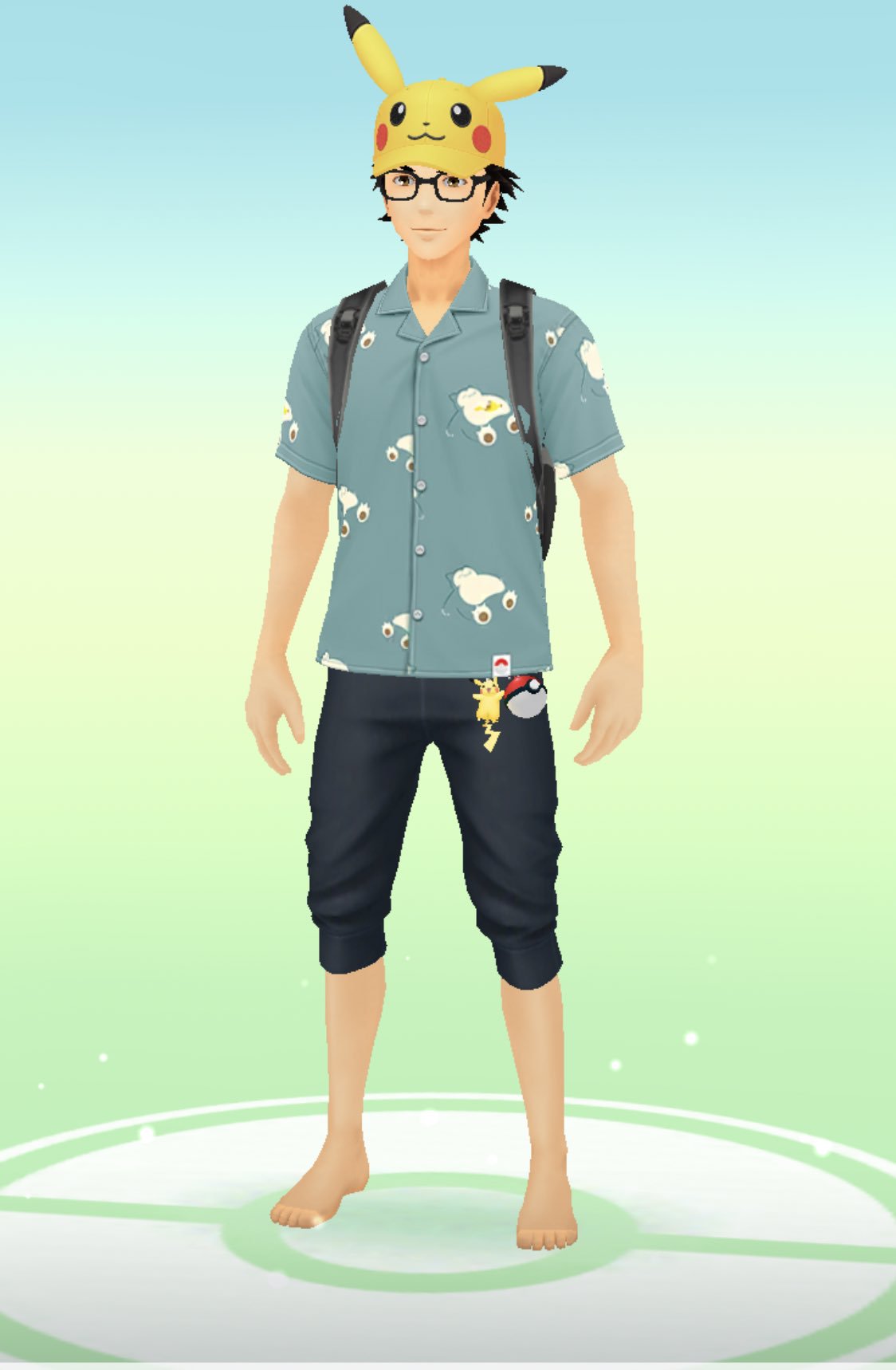 小野沢裕貴 Al Twitter カビゴンシャツ購入 リアルの服装とあまり変わらない ポケモンgo ポケモンシャツ 好きなように Goしよう T Co 9mpbmken2e Twitter