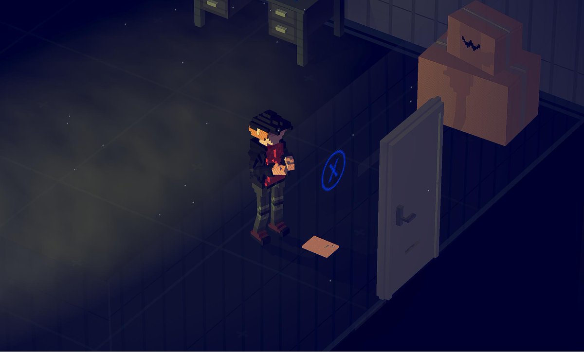 GameHologram's tweet photo. Showing the sprite and color of each prompt button based on your current controller in each interaction is the last #indiedev challenge in HOLOGRAM #screenshotsaturday #madewithunity #gamedev #voxel #isometric https://t.co/3VrVweIh7N