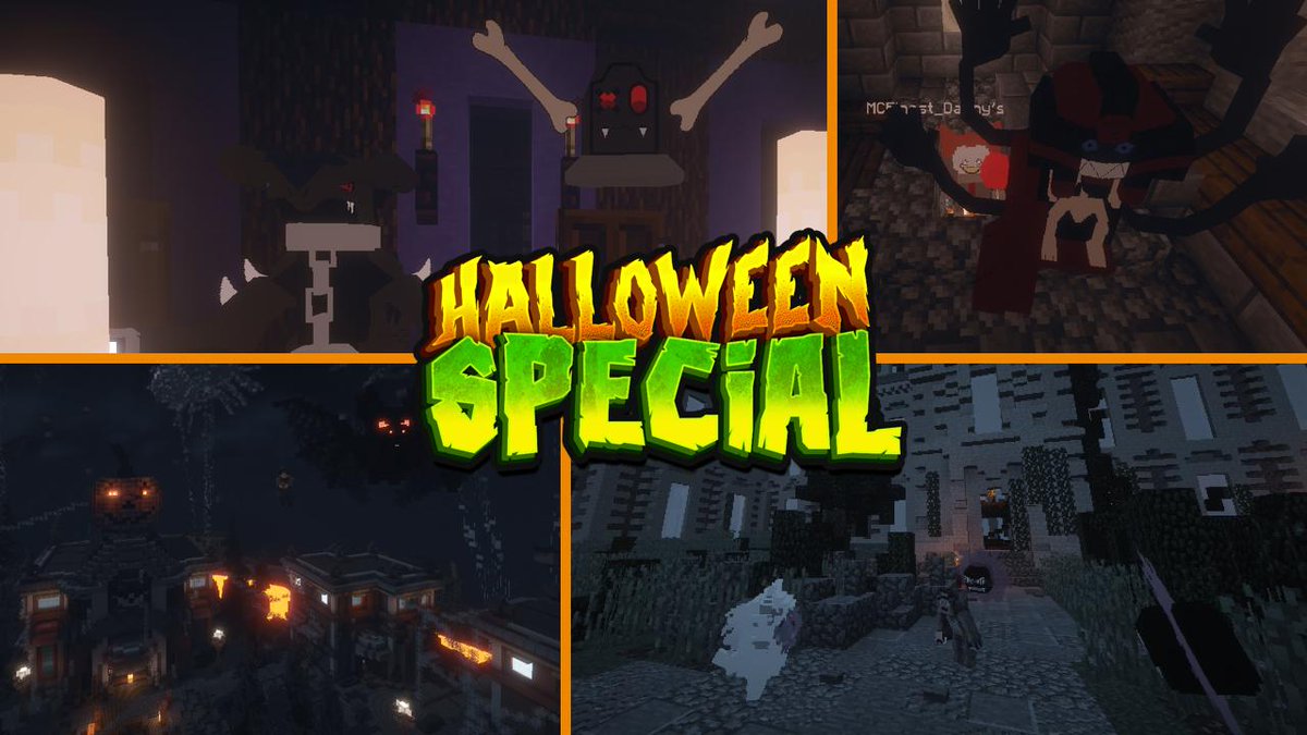 PokeFindMC's tweet photo. HALLOWEEN UPDATE IS HERE🎃

🔪 Poke Murder is back for a limited time! 
🌎 Halloween Pokemon on Pokemon World 
☁️ Halloween Pokemon on Skyblock 
🛍️ Halloween Sale live @ https://t.co/LZwsCfI3az

Minecraft Server IP: https://t.co/KlobJJdgP0

RT 🔁+ Like 🧡 for free Halloween Egg! https://t.co/vYy9DBVbAE