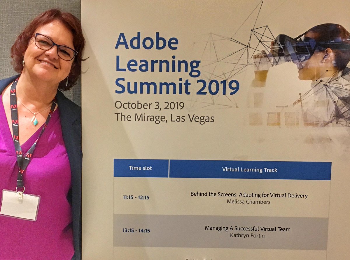 levelup4lifeorg's tweet photo. Kathryn knocked "managing a successful #virtual team" out of the park @AdobeConnect @AdobeSummit #AdobeLS2019 #edtech #elearning #smallbiz #nawbo #womenintech https://t.co/ysgPClJE6x