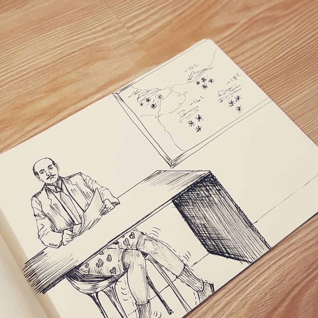 Mn__RM's tweet photo. Donsuz geceler bilenler nerde 😂😂😂
#inktober #day4 #frezee #donsuzgeceler #art #drawing https://t.co/QEwkDmdEyi
