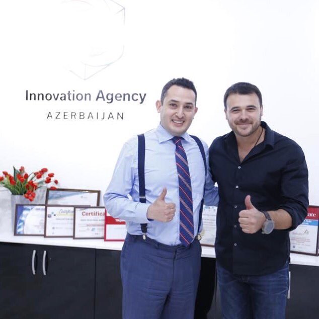 eminofficial's tweet photo. Innovation Agency Azerbaijan 🇦🇿 with big plans for the future, new ideas and projects with the head of the agency Mr. Tural Kerimli #innovationagency #innovaNATION #innovationaz #startups #comUP #FalconSummit2020 #FS20 https://t.co/XvYC5jA3VY