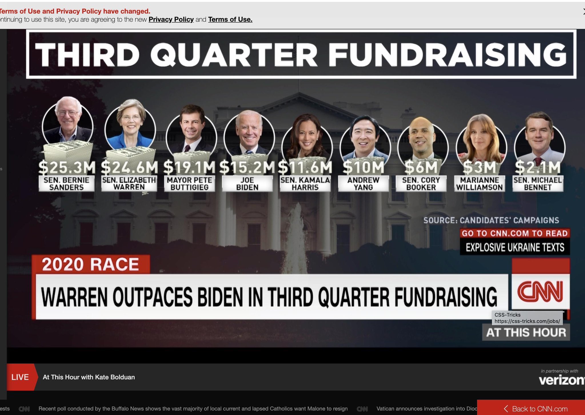 Warren Raises 24 6 Million In Q3 Leading Biden And Placing Her