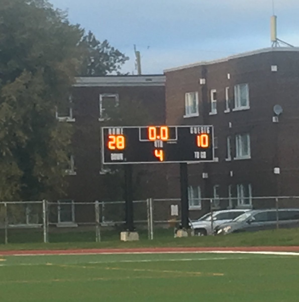 StPatsFootball's tweet photo. Final score; Junior Fighting Saints 28 St. Ignatius 10. @SSSAA_Scores #football #fightingsaints https://t.co/FY21IFwbGm