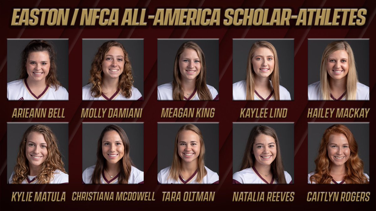 TXStateSoftball's tweet photo. Congratulations to our Bobcats that earned NFCA Scholar Athletes. #allfortxst #smartbobcats https://t.co/kHpmOgs8hw