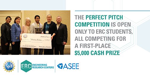 Who will be the next winner? <a href="/NSF/">U.S. National Science Foundation</a> #PerfectPitch #NSFERC #NSFfunded