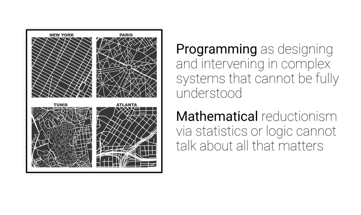 Slides from my PROGRAMme meeting talk relating programming and urban planning: tpetricek.github.io/Talks/2019/cit… Expect a more informative blog post version soon :-)