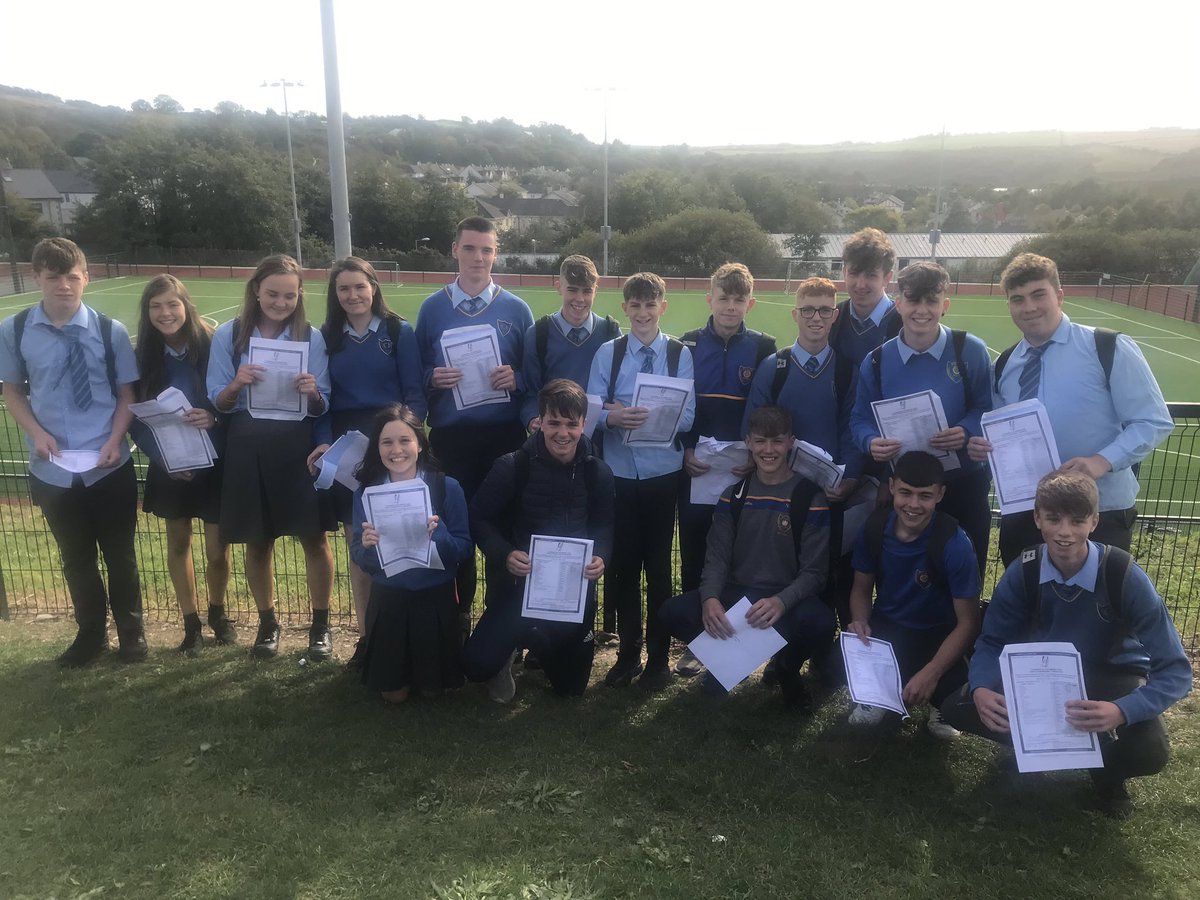 KinsaleComSch's tweet photo. We are so proud of the outstanding results achieved by all our students today. They did themselves, their families and the school proud. Well done to the all the teachers involved in getting the students to this point. https://t.co/00mYpusUEB