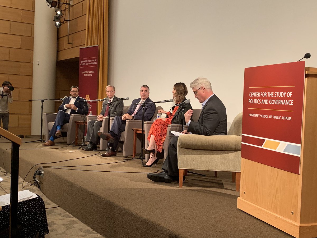 lisapiskor's tweet photo. Power panel on corporate #civicresponsibility! @aspillane @BlueCrossMN @Target @MNSteveSimon @MN_Chamber https://t.co/DQO89wzND6