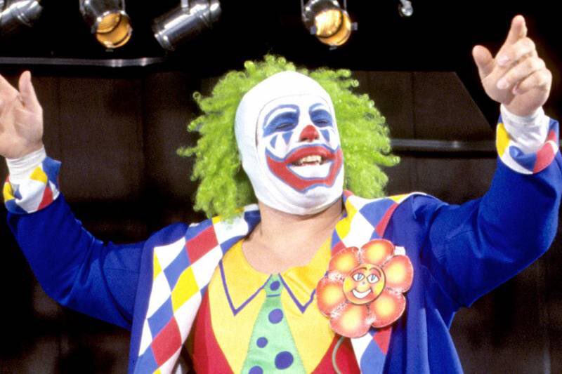 MrIndieStar's tweet photo. Ladies &amp; Gentlemen last Friday/Saturday I asked YOU to guess a link with the picture below, but now YOUR time is up &amp; time for YOUR #wrestling news! 

I can now officially announce that it was Doink The Clown and guess what!? His only son has just joined Twitter @MattOsborneJr https://t.co/iixLq3u46Q