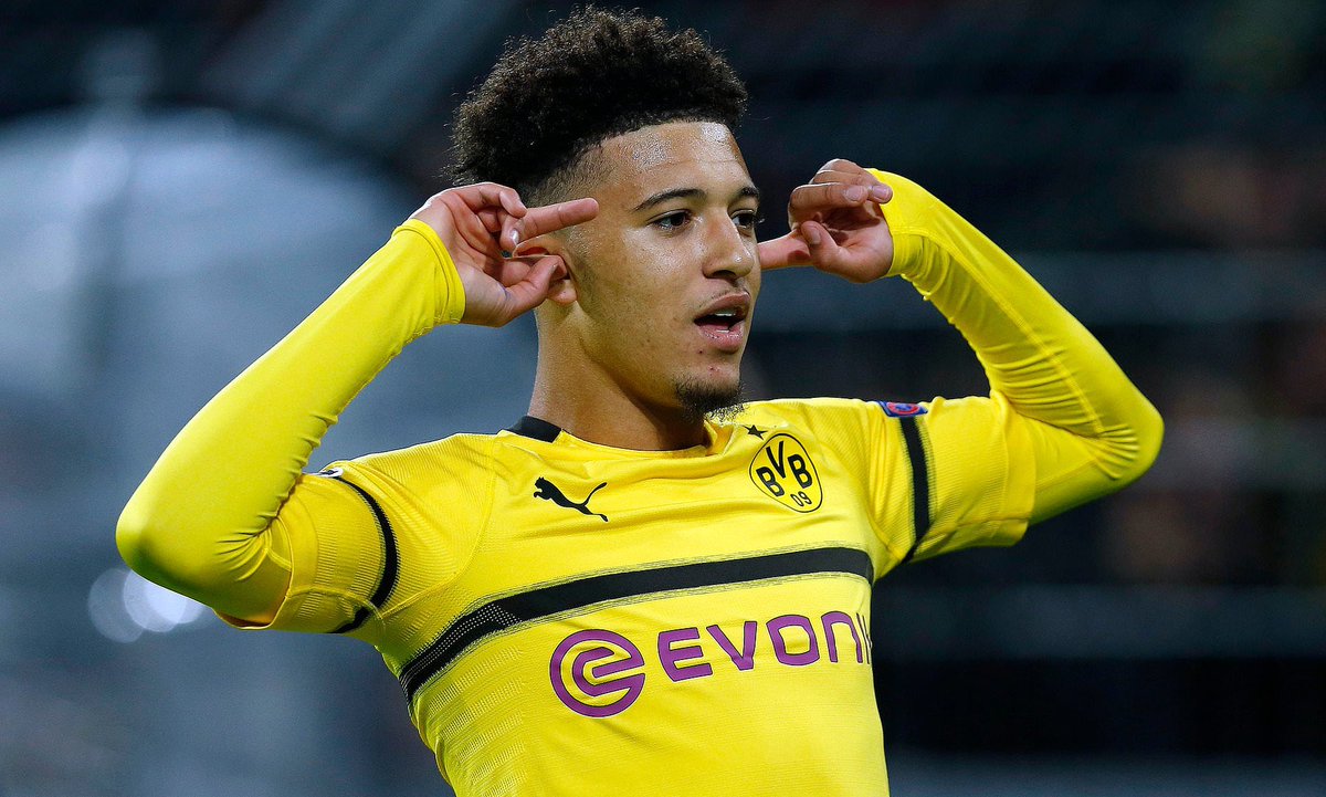 Inter_FT's tweet image. 🚨 | ANNOUNCEMENT
 
🏙️ Welcome to Milano!
⚫🔵 Jadon Sancho is an Inter player! 

Jadon will complete the transition to Inter when the transfer windows in exchange for Diego Godin.