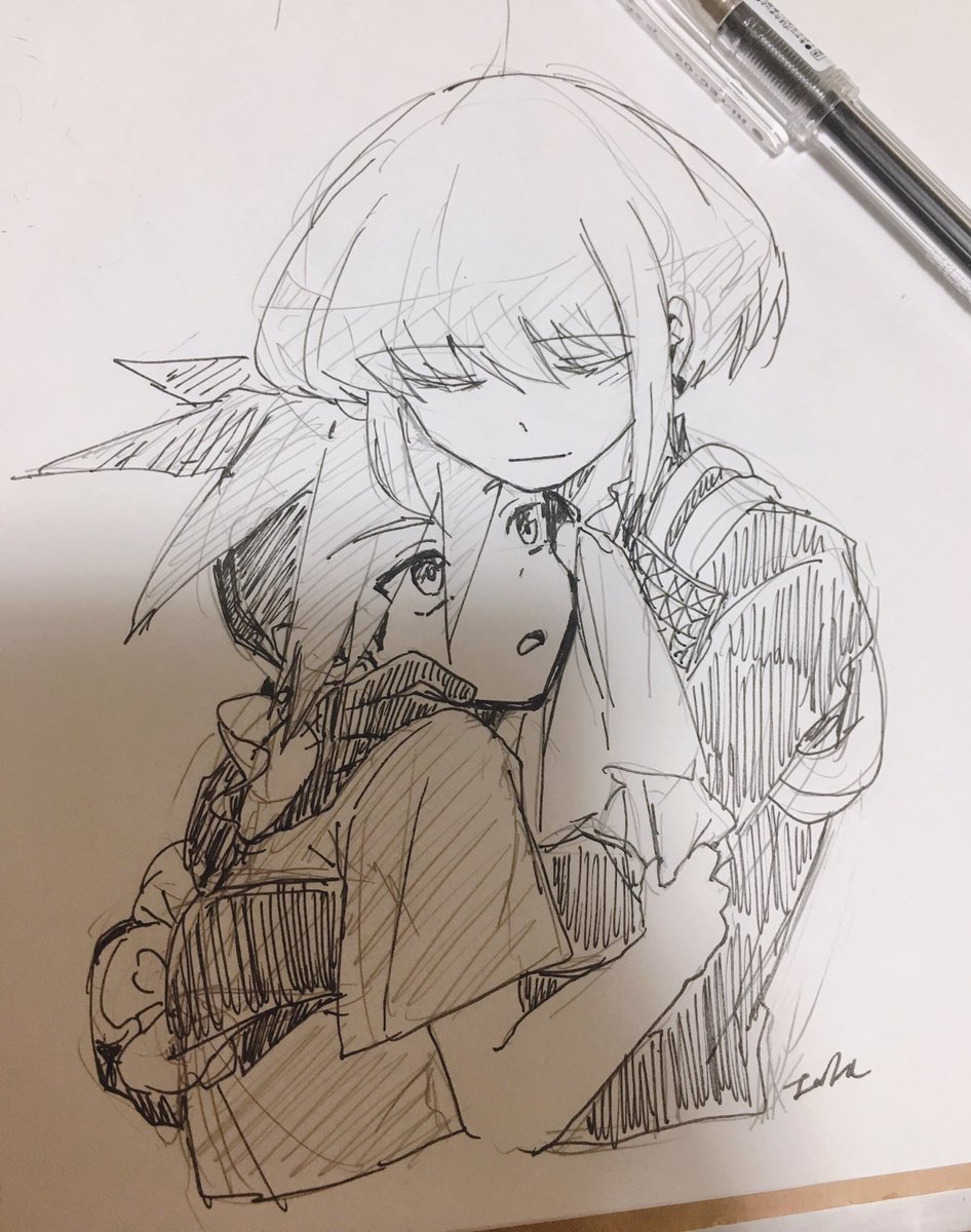 聖母とちびっ子 