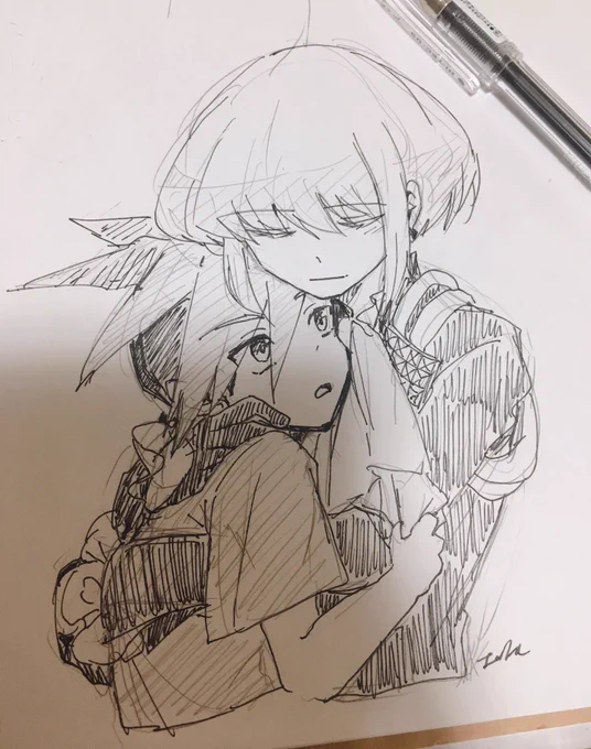 聖母とちびっ子 
