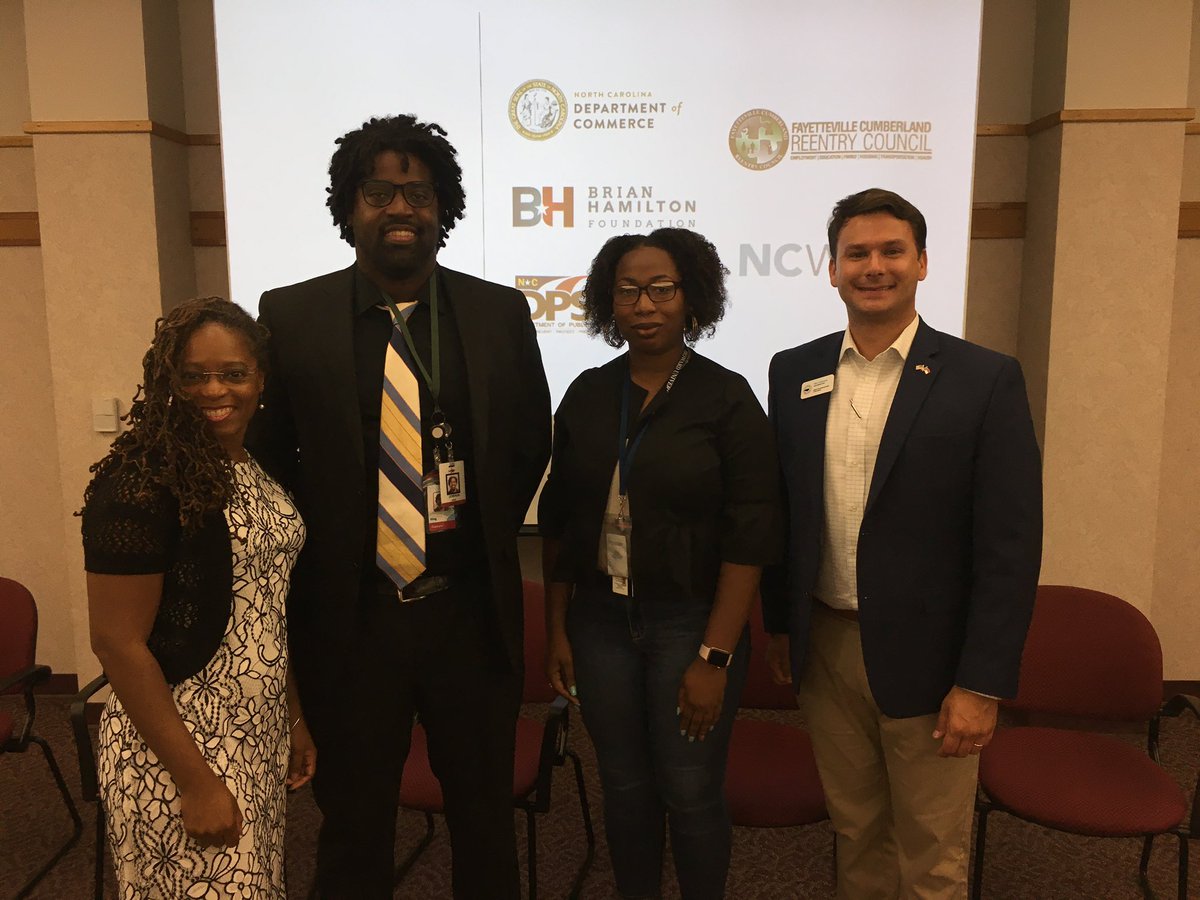 NCHCTA's tweet photo. Thank you NC Reentry &amp; Correction Enterprises for inviting #NCDOTOJT to today’s forum @NCDOT @NCDOTOCR @ShelbyScales1 @yahnaybaptiste https://t.co/ttERIJuS2d