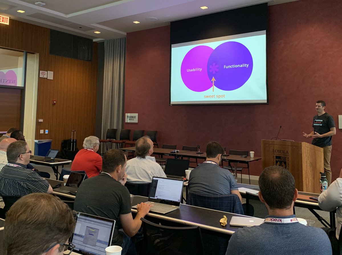 knackhq's tweet photo. CEO Brandon Griggs talks the Knack roadmap ✨#knackcon https://t.co/CAshprsijw