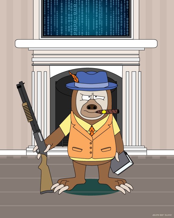 DustBunnyMafia's tweet photo. Another Mobimal commission is in the books. Meet Isaak the Brain, a sloth mobster who will be making a cameo appearance in a future Dust Bunny Mafia comic. #IsaakTheBrain #Sloth #ThreeToedSloth #Mobimal #DustBunnyMafia #Commission https://t.co/Ehxepw8QIz