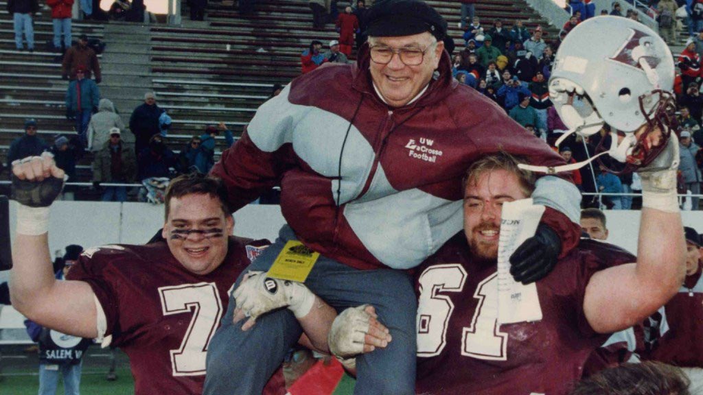 UWLEagleFB's tweet photo. Please join us in wishing a very special Happy Birthday to the man who made UWL Football GREAT. Happy Birthday Coach Roger Harring!
#OurWay 🦅
#RH50 https://t.co/S4MOEhpGo3