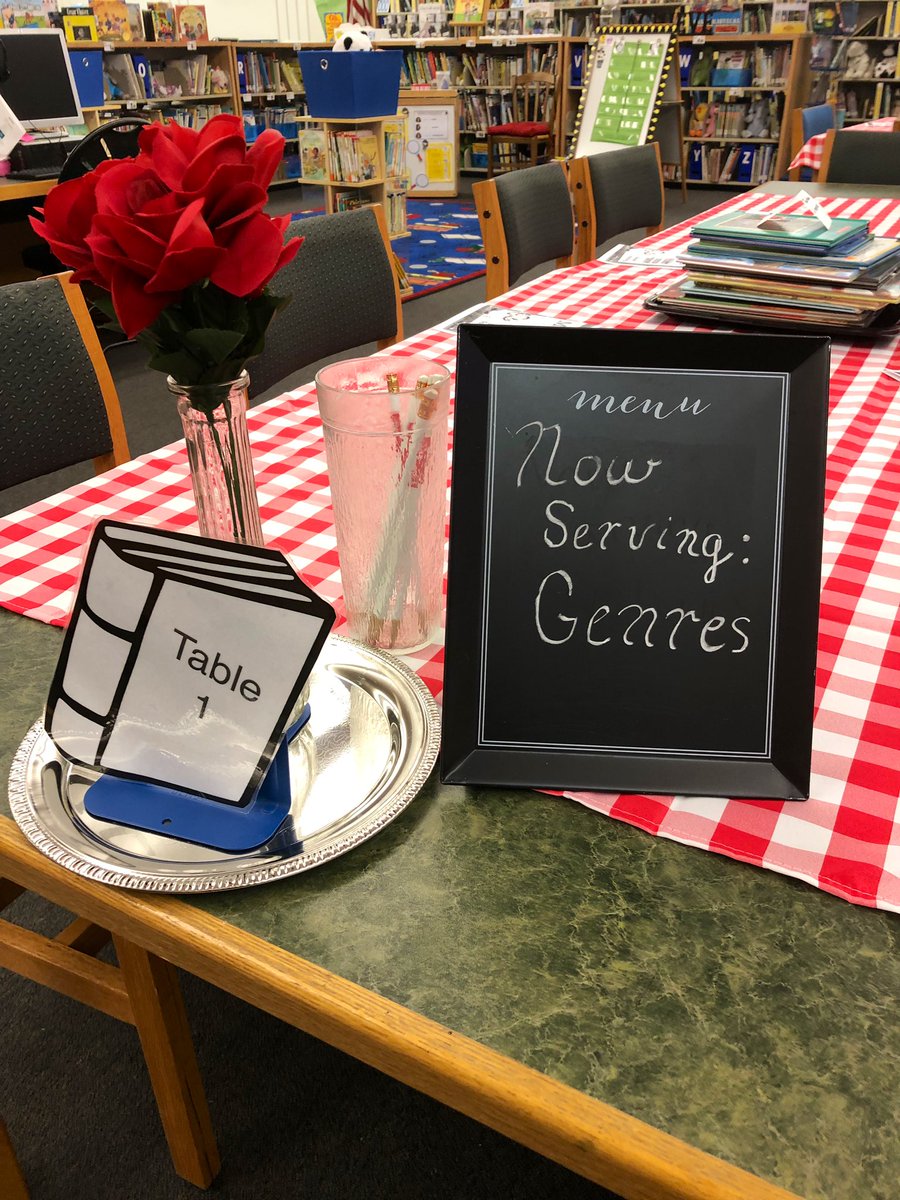 WimaumaLibrary's tweet photo. More satisfied customers! 2nd graders came in hungry to learn &amp; left with their minds full after “tasting” all the genres @WimaumaLibrary has to offer! Many soon to be favorites reserved for checkout! (Ironically-A delicious treat discovered by a student-an Italian cookbook! 🍝) https://t.co/DR8sYCyOTN