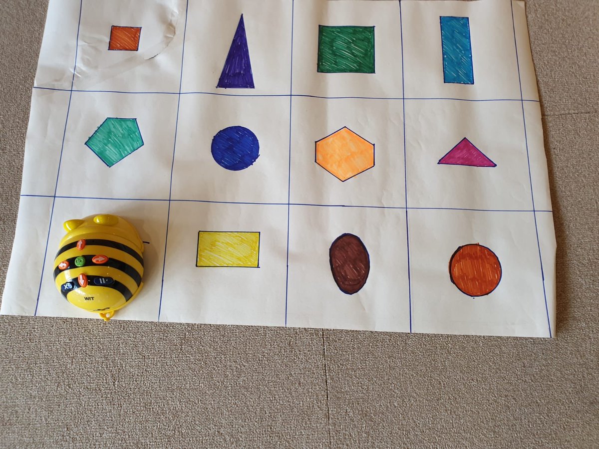 siobhandrohan's tweet photo. @machine_podcast @anchor Our BeeBot on our home made map https://t.co/rqwoqHveix https://t.co/V8pznFga3G