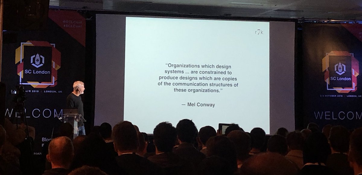 Rappel de la fameuse loi de Conway par <a href="/mfeathers/">Michael Feathers</a> #SCLConf