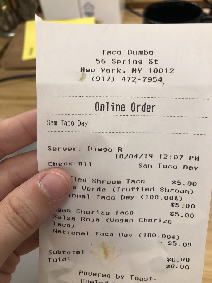 samreichstein's tweet photo. A story in four acts #NationalTacoDay @tacodumbo https://t.co/hlWOzqYkSB