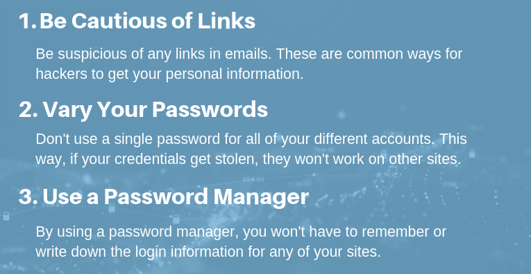 Executech's tweet image. October&apos;s here, which means celebrating... Cybersecurity Awareness Month! All month we&apos;ll be sharing cybersecurity tips &amp;amp; tricks. Get started with these 3 tips and read our blog for all 12! #Cybersecurity
#CybersecurityTips #CybersecurityAwarenessMonth hubs.ly/H0l4T4b0