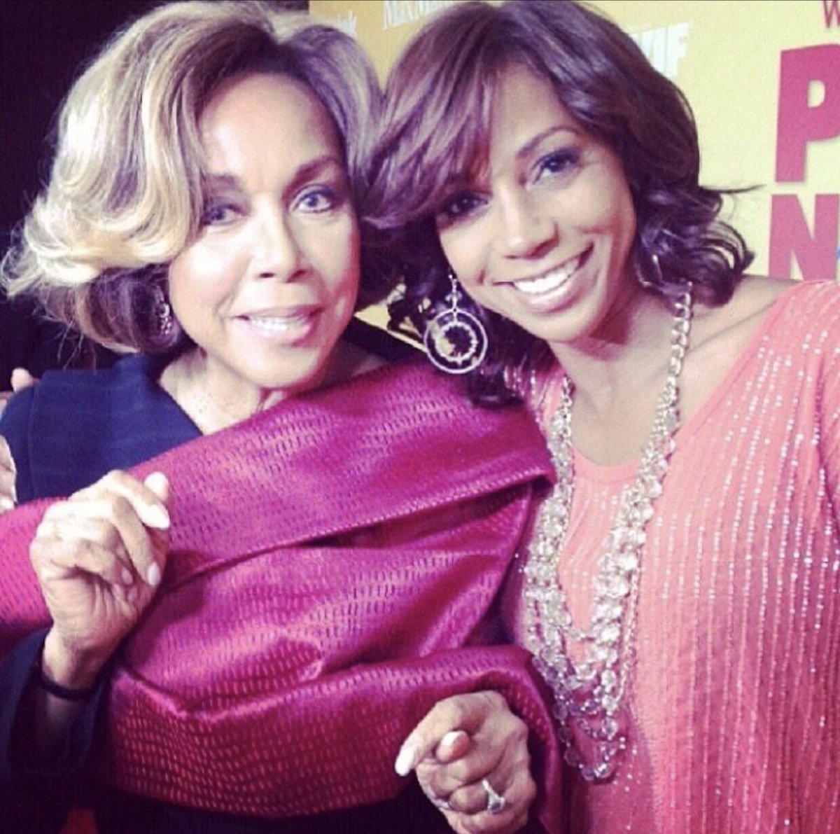 This one cuts deeply. My mom &amp; Ms Diahann were friends since they were 14. She was a pioneer on so many levels. She made me believe I could be on television! I loved &amp; cherished and idolized her like a daughter.... 💔💔
RIP Diahann Carroll thank you for the gift of your life🙏🏽