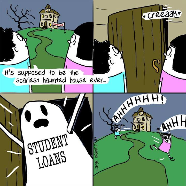 #FrightingFridays are back! Each Friday in October we'll be sharing with you some truly #SCARY aspects of #Collegelife