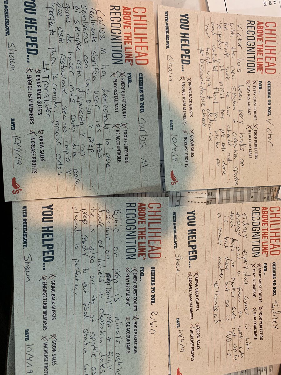 This HOH team has absolutely been crushing it with Operation Sparkle, Pull thaw, prep, pre sets, and all around team work. Thank you for following the systems! #discountdoublecheck #translater @TheChad_Chilis @hasquet @Jhurzel #focusedrecognition