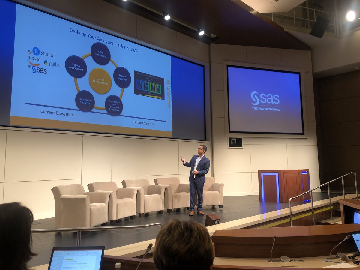 Manish &amp; Amit presented yesterday at SAS’s Global Alliances &amp; Channels Town Hall. Thanks <a href="/SASsoftware/">SAS Software</a> for this opportunity! #SAS #analytics #stratacent