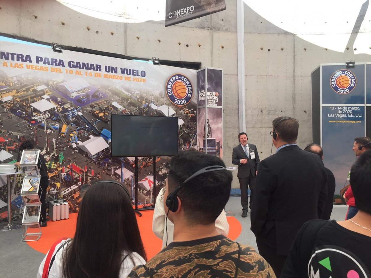 ExpoEdifica's tweet photo. Simposio económico Latinoamericano, Argentina, Brasil y Colombia en CONEXPO Latin America.
#expoedifica #expoedifica2019 #conexpolatam
@CamaraCChC @conexpolatam https://t.co/lQHvbBsKW0