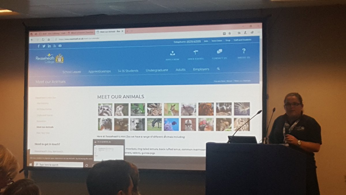 JCTL1LPs_L2LPs's tweet photo. Well done Holly! Listening to new teacher friends. This lady works in FE, in a zoo on animal related courses with students with SEN. This talk was all about JUST BEING. Fantastic! #caringforanimals #futurezoologists #TMSEN19 https://t.co/1Rt8YwoTgT