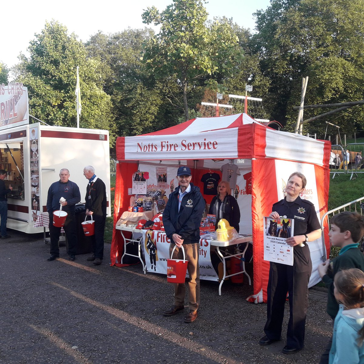 If you're visiting <a href="/goosefairgoose/">Goosey Goose</a> come and see <a href="/nottsfire/">Nottinghamshire Fire and Rescue Service</a> on our stand on the back row supporting <a href="/firefighters999/">Fire Fighters Charity</a>