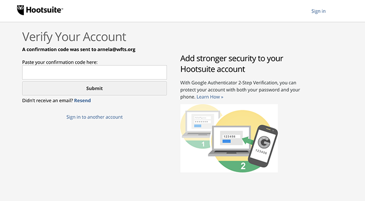 wf_inc's tweet photo. @Hootsuite_Help 
Sent request to reset my account through Help Desk last Tuesday, and still haven't heard back. Really need to reset my account. For some reason, I was automatically logged out and the recovery system using email isn't working right! Confirmation code is missing! https://t.co/FTx0Lyc7v3