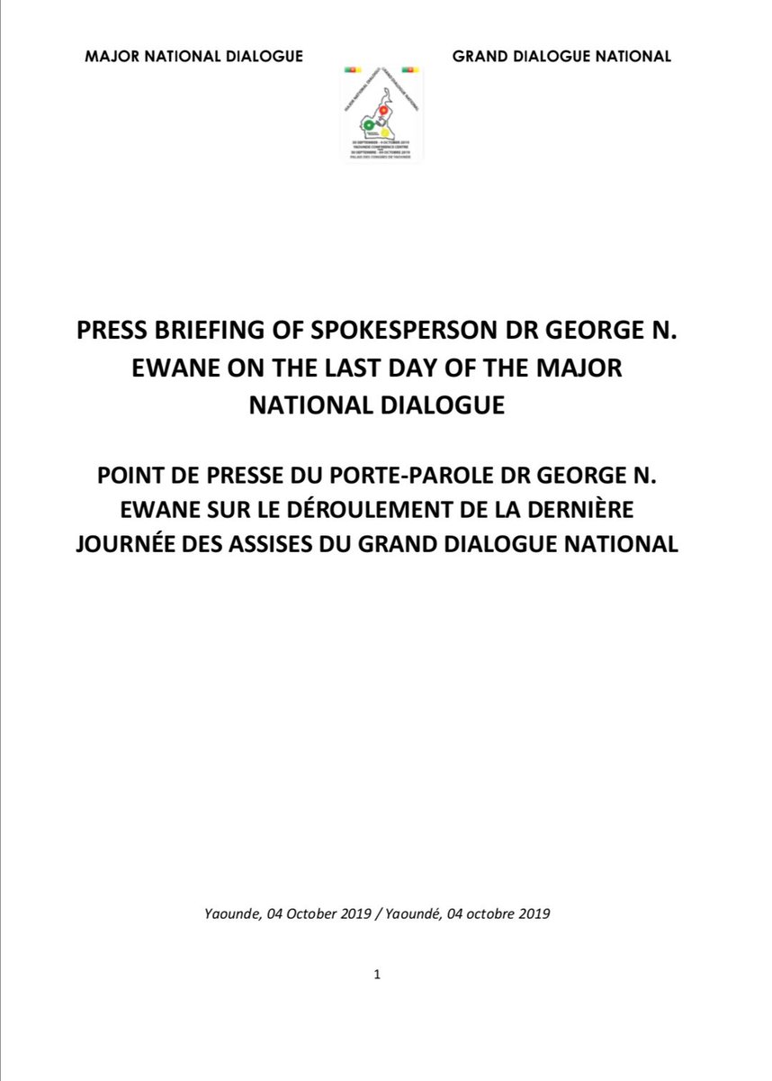 Major National Dialogue / Grand Dialogue National tweet media