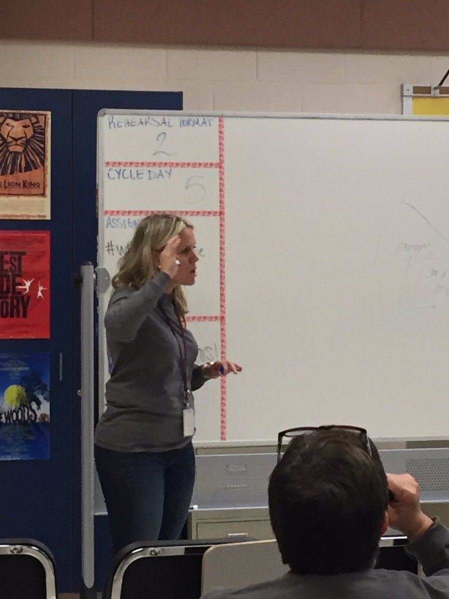 My teachers are engaged in professional development....offering choice to my staff so they decide what they need.  Kara Vojcsik leading Mental Health Strategies For The Classroom!