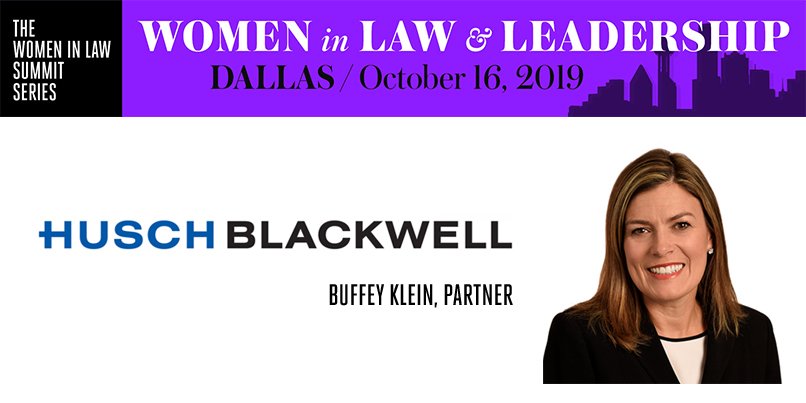 cfsummits's tweet photo. Change will happen when the issue is pushed by both the law firm and the client. Come and join Partner Buffey Klein @HuschBlackwell at The Women in Law & Leadership Summit #Dallas 10/16. Thanks for your support. Learn more->https://t.co/RxLErjiIJa
#WomenInLaw #cfsummits #will2019 https://t.co/vAafxvTn3c