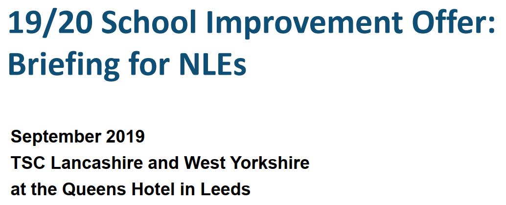 Lancashire & West Yorks Teaching School Council tweet media