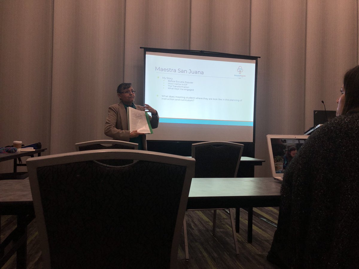LiyingYu10's tweet photo. #catesol19 #PepperdineTESOL Hi,  good morning. I am so excited to participate CATESOL. @CA_TESOL @PeppGSEP I am so glad to listen the lecture about one adult school called Escuela Popular. I learnt more strategies from them like how to manage adult learners schedules. https://t.co/phs2NYDQpk