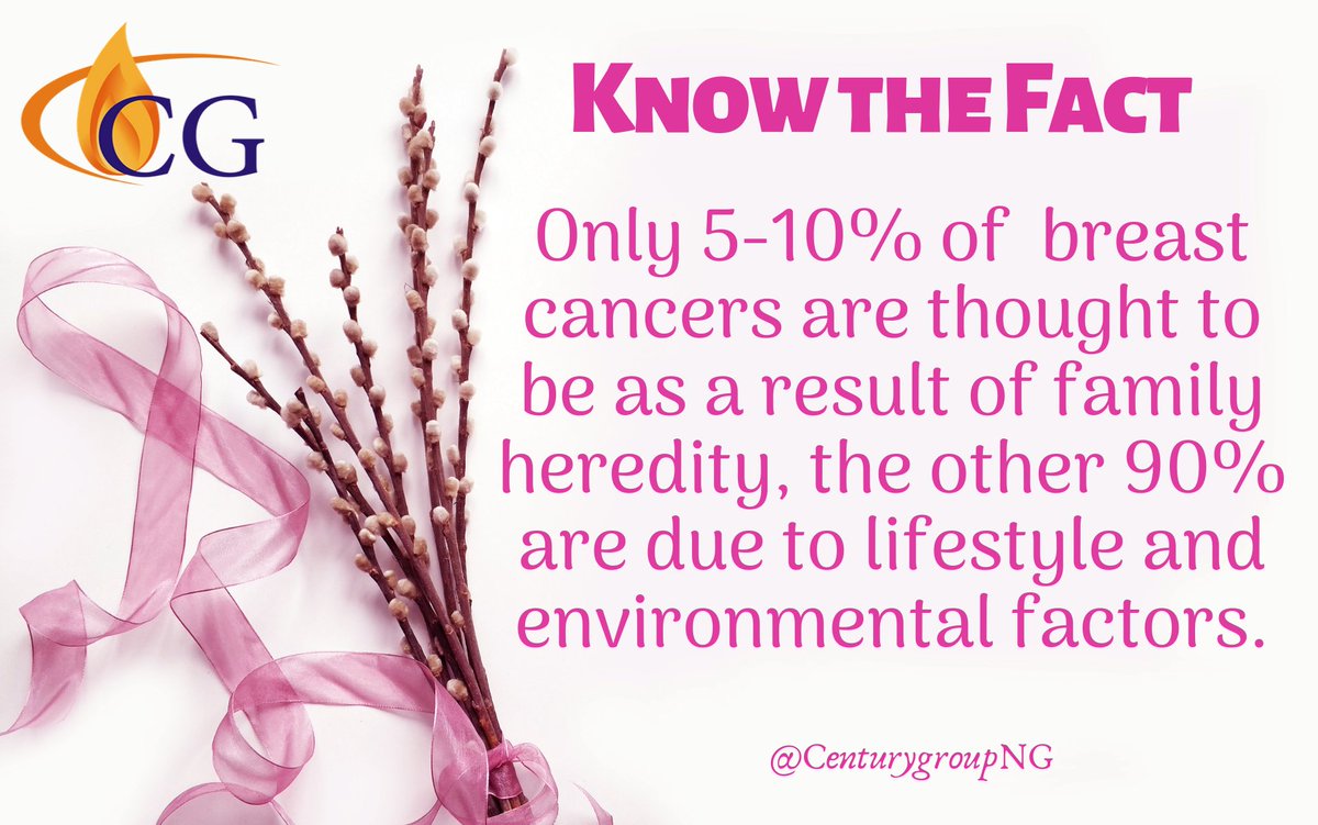 CenturyGroupNG's tweet photo. Is it true that breast cancer runs in the family? #CenturygroupNG #BreastCancerAwareness #Safetyfirst #BreastCancerAwarenessMonth #breastcancer https://t.co/1DaxgFueCX
