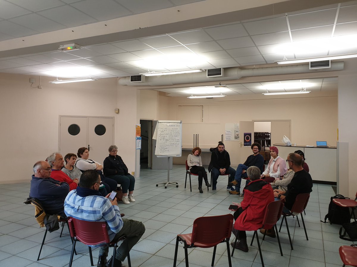 pas_sansnous's tweet photo. Séminaire national des #TablesDeQuartier à Joué- les-Tours
Sous le thème de "Comment mobiliser les habitants"
@centresociaux
Et @pas_sansnous https://t.co/B9S7GkScBq