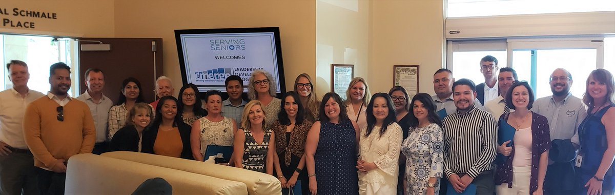 ServingSeniors's tweet photo. EMERGE, is @LeadingAgeCA’s leadership program. We were honored to have EMERGE visit us at the Senior Wellness Center to volunteer and serve meals to the seniors.
#LeadingAgeCA #AgeOnRageOn #SupportAmazingAging #AgingNews #emerge https://t.co/sfHCzpiMke
