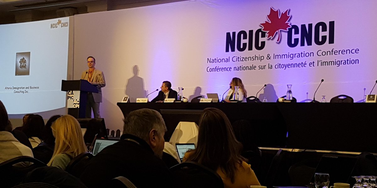 PFCollins's tweet photo. Our Regulated Canadian Immigration Consultants are in Niagara Falls this week participating in @capicaccpi's #NCIC2019, bringing together Canada's top immigration professionals for discussions on the country's evolving immigration landscape. #immigration #rcic https://t.co/Vvjb0lvMac