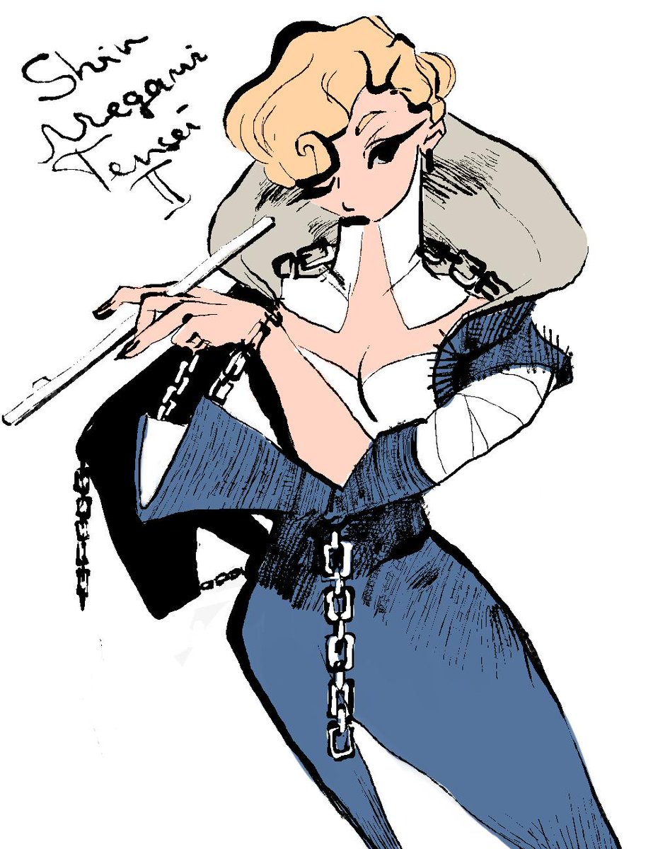 wrtryceresu's tweet photo. demifiend and somewhat forgotten but still the best madam from shin megami tensei (oh again) https://t.co/jFx9acKuY4