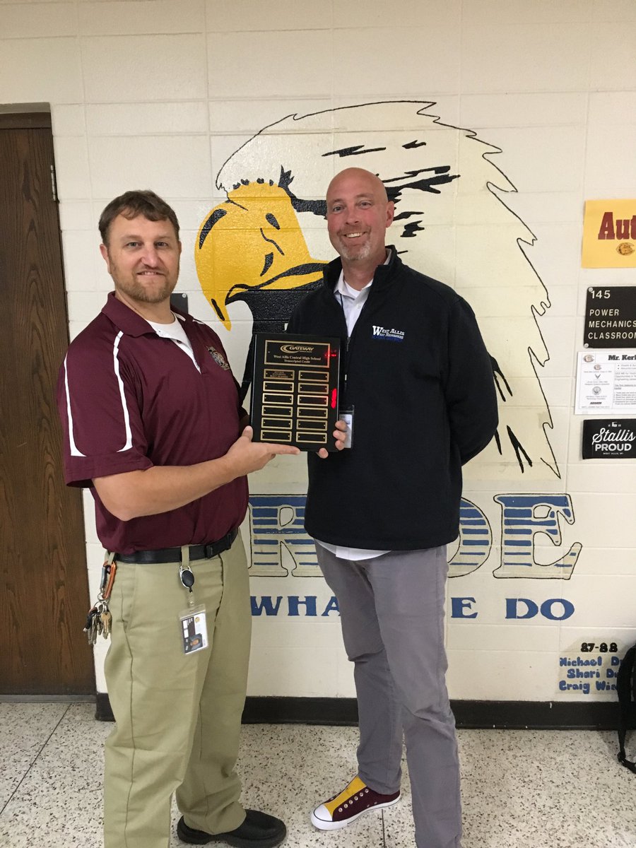 Kudos WAC Auto students and Mr. Kerhin. Students saved $9,617.16 on future career education last year through Gateway Technical College. #wawmproud