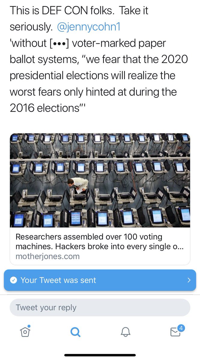  @MotherJones & others in the media latch onto the DEFCON report’s use of the ambiguous “voter marked paper ballots” phrase, & then others repeat it, unwittingly facilitating rather than stopping more BMD sales, bc insiders have decided the phrase includes dangerous BMDs. 23/