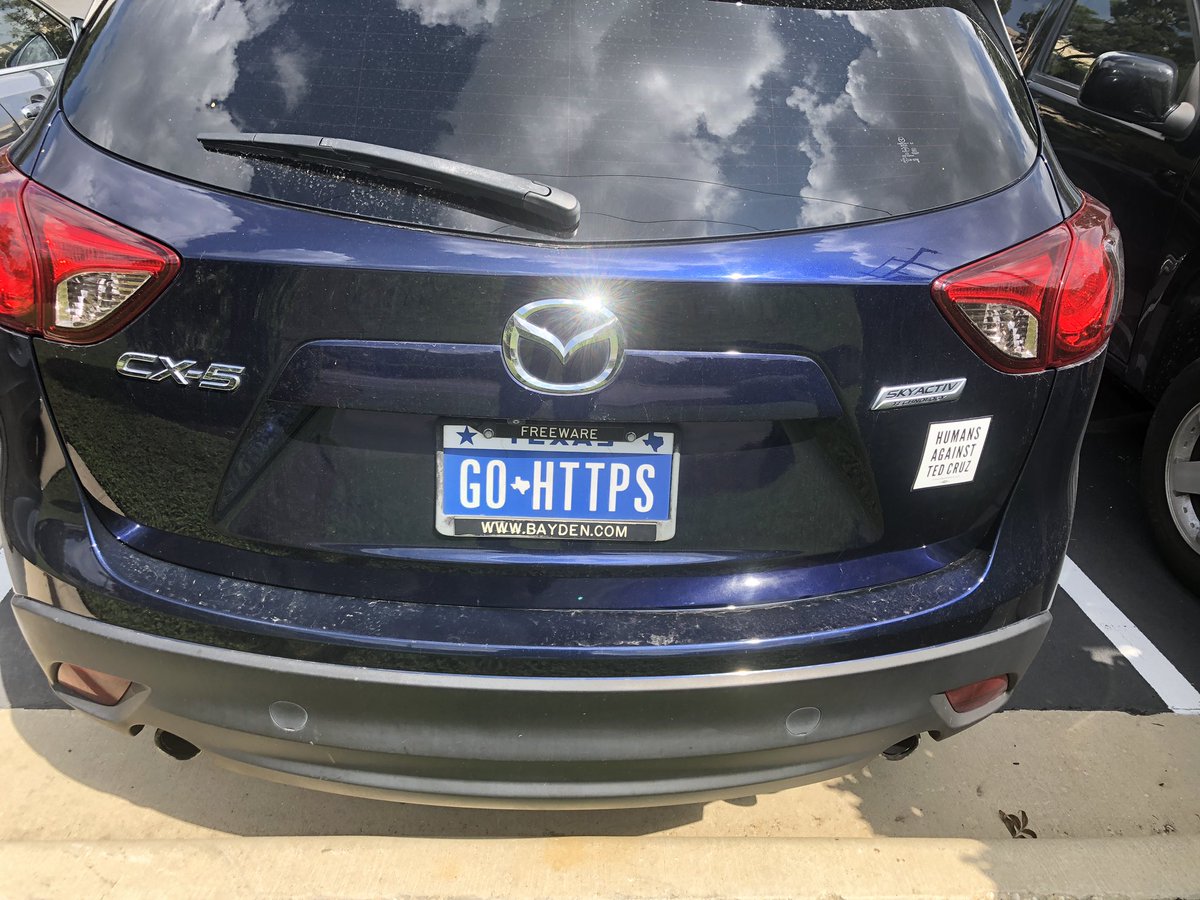 Found the security person’s vehicle at the site I was visiting